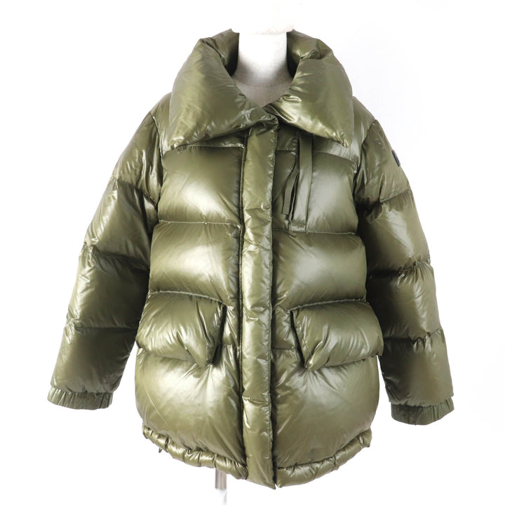 Great WOOLRICH Down jacket ALIQUIPPA PUFFY JACKET ALIQUIPPA PUFFY khaki Nylon Women S WWCPS2786