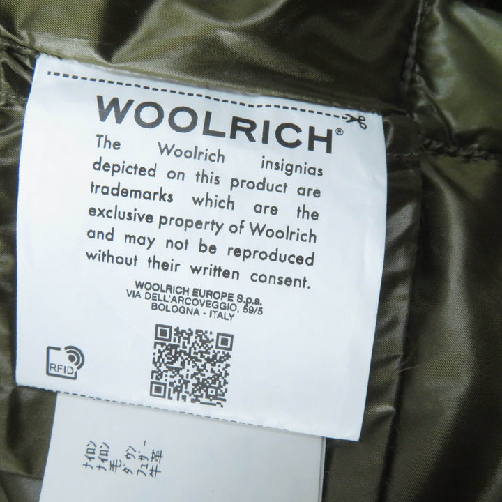 Great WOOLRICH Down jacket ALIQUIPPA PUFFY JACKET ALIQUIPPA PUFFY khaki Nylon Women S WWCPS2786