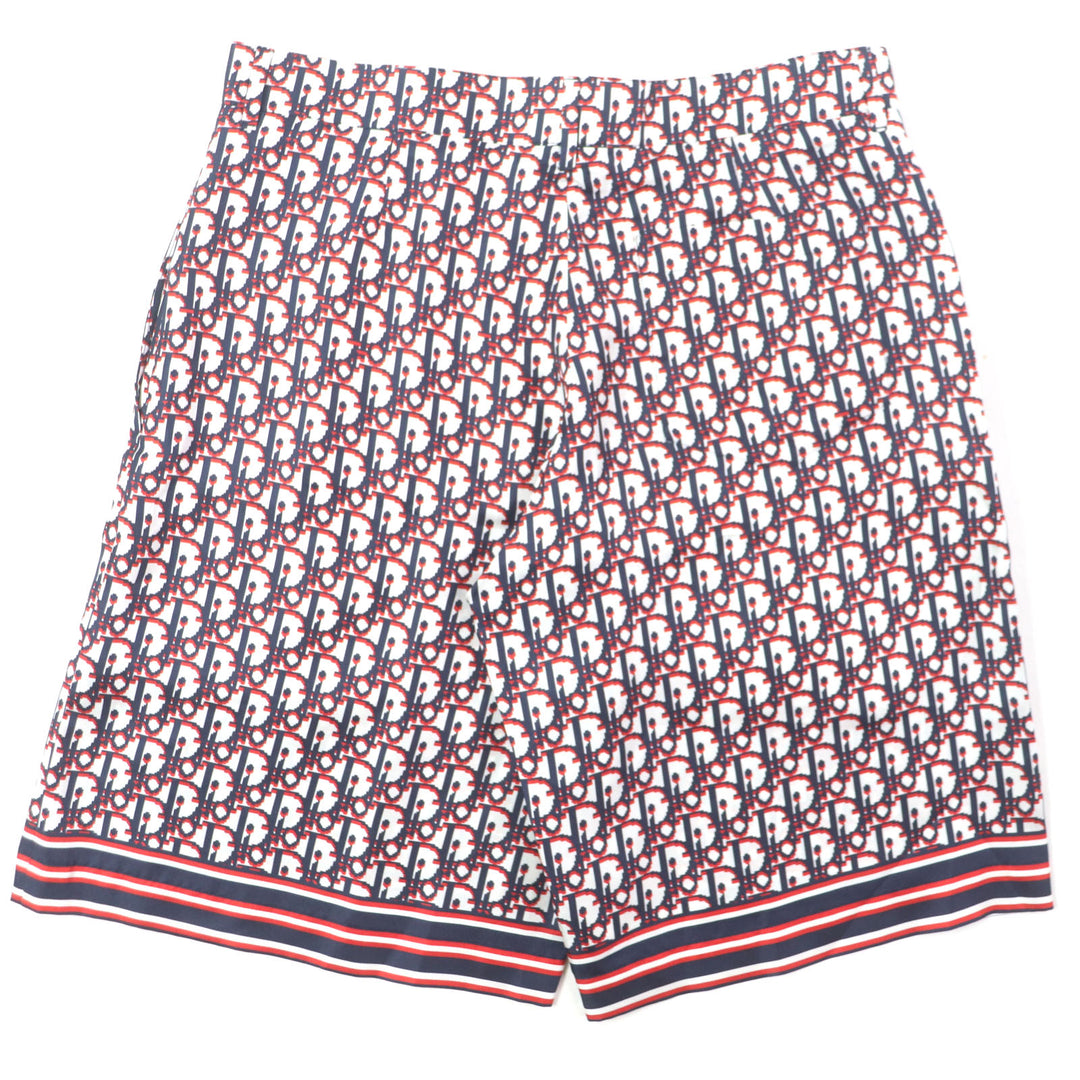 Excellent DIOR Shorts Oblique pixel Bermuda shorts silk mens 48 013C121A4751