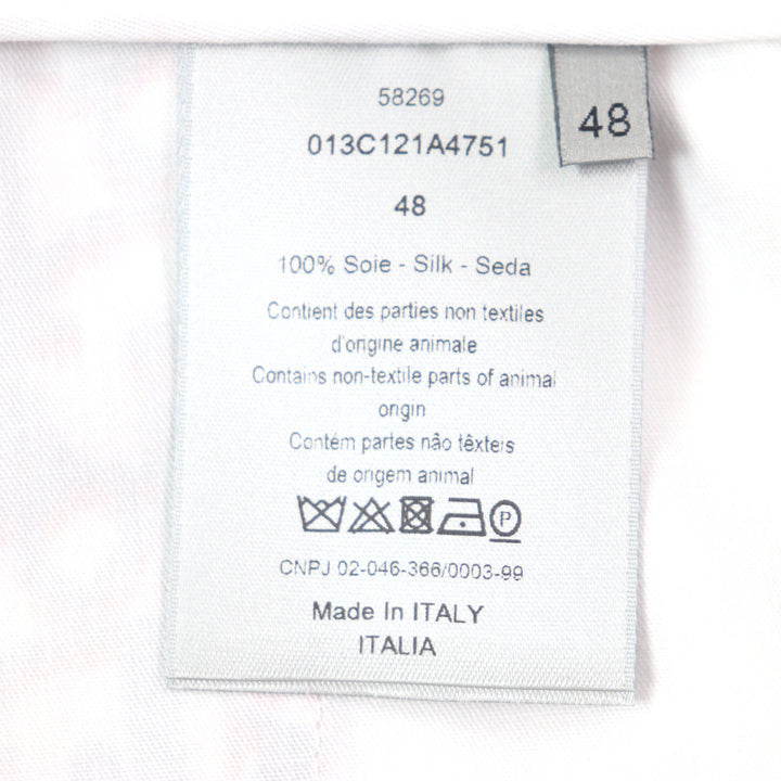 Excellent DIOR Shorts Oblique pixel Bermuda shorts silk mens 48 013C121A4751