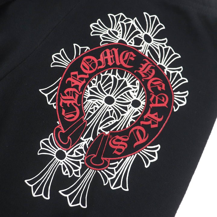 CHROME HEARTS Cemetery Cross Sweatpants Jogger Pants black mens S 2214-304-9055