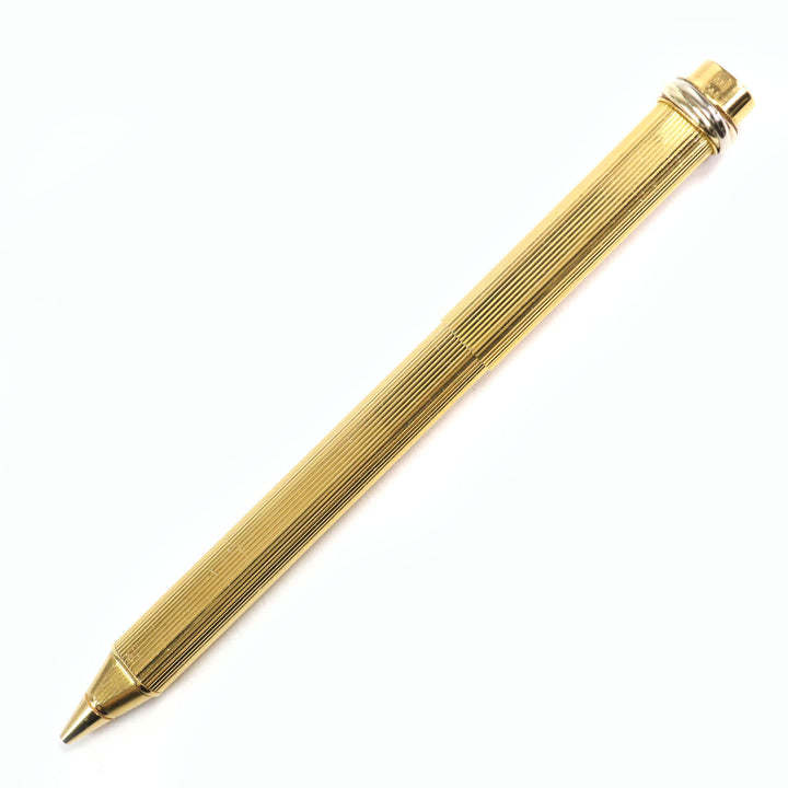 Cartier Ballpoint pen Trinity cap type gold mens