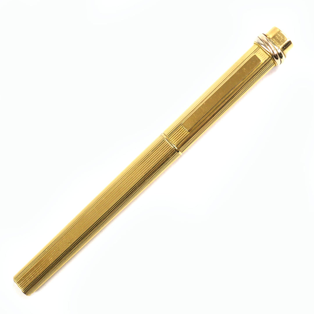 Cartier Ballpoint pen Trinity cap type gold mens
