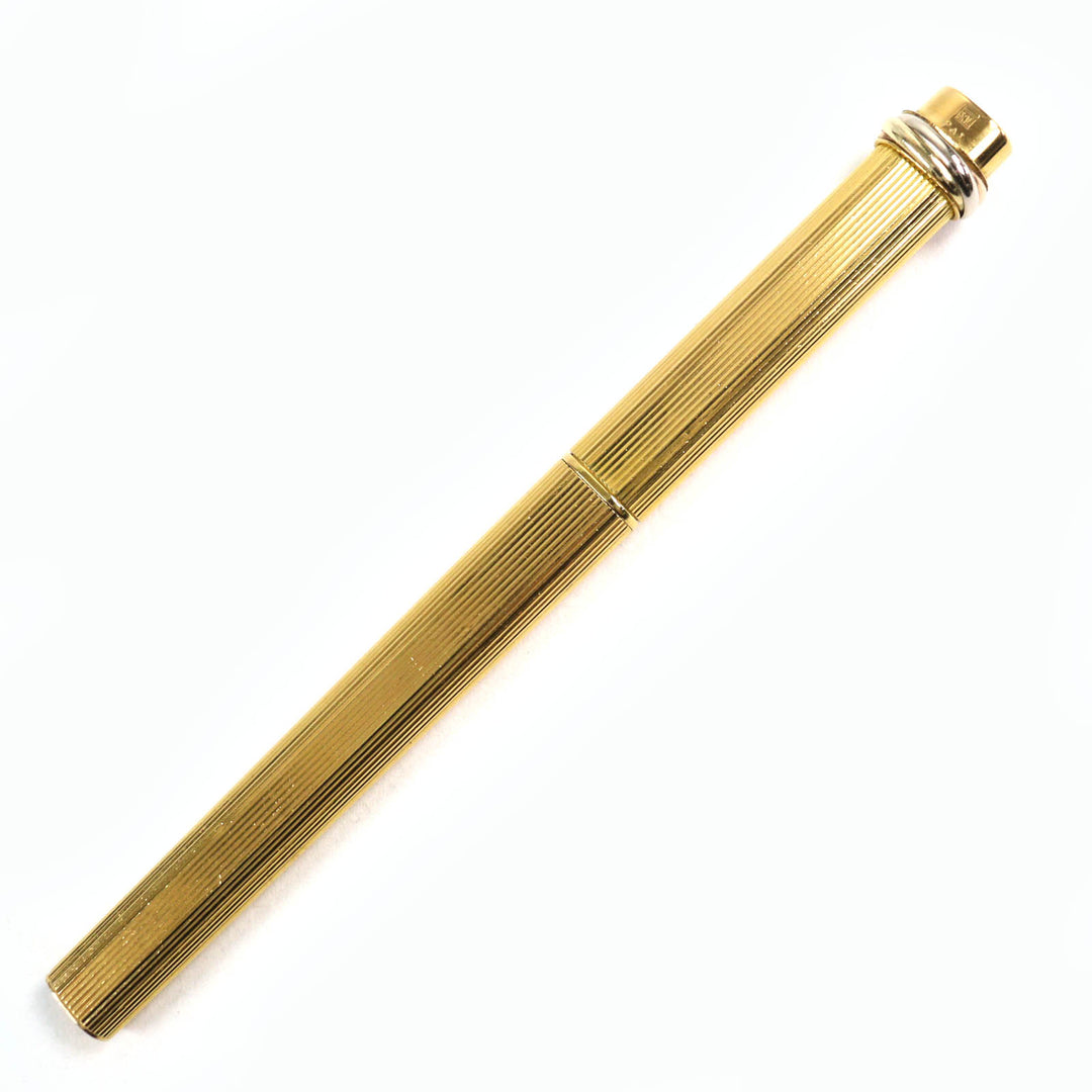 Cartier Ballpoint pen Trinity cap type gold mens