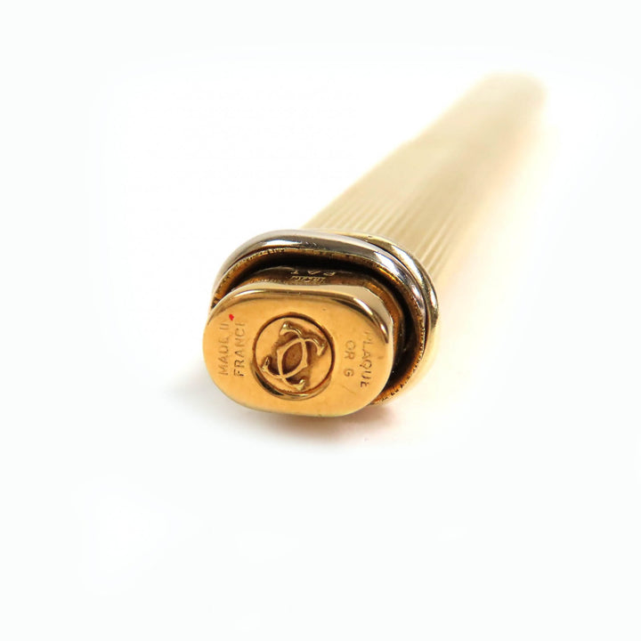 Cartier Ballpoint pen Trinity cap type gold mens