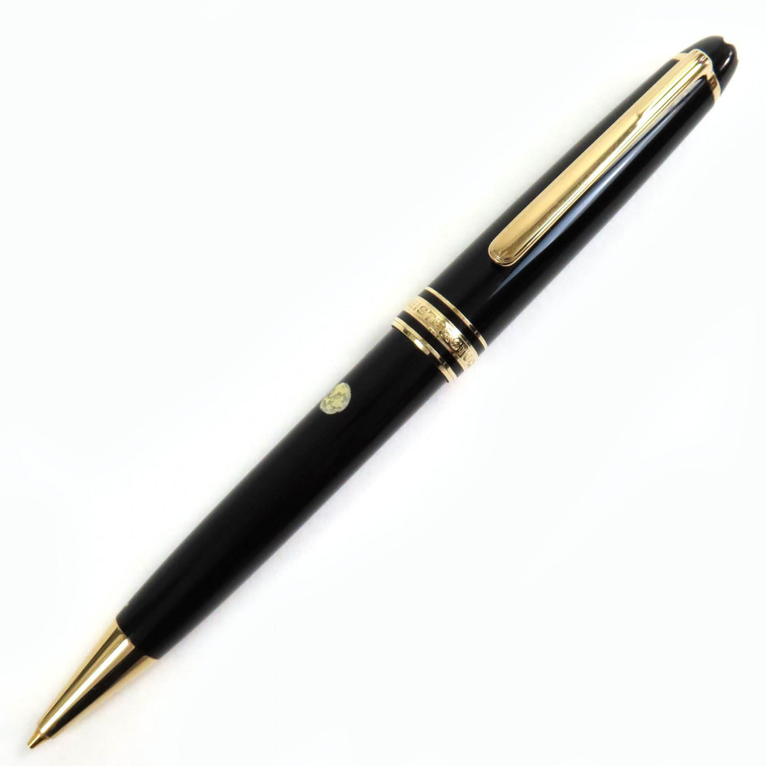 MONTBLANC mechanical pencil Meisterstück Classic white star Black gold mens