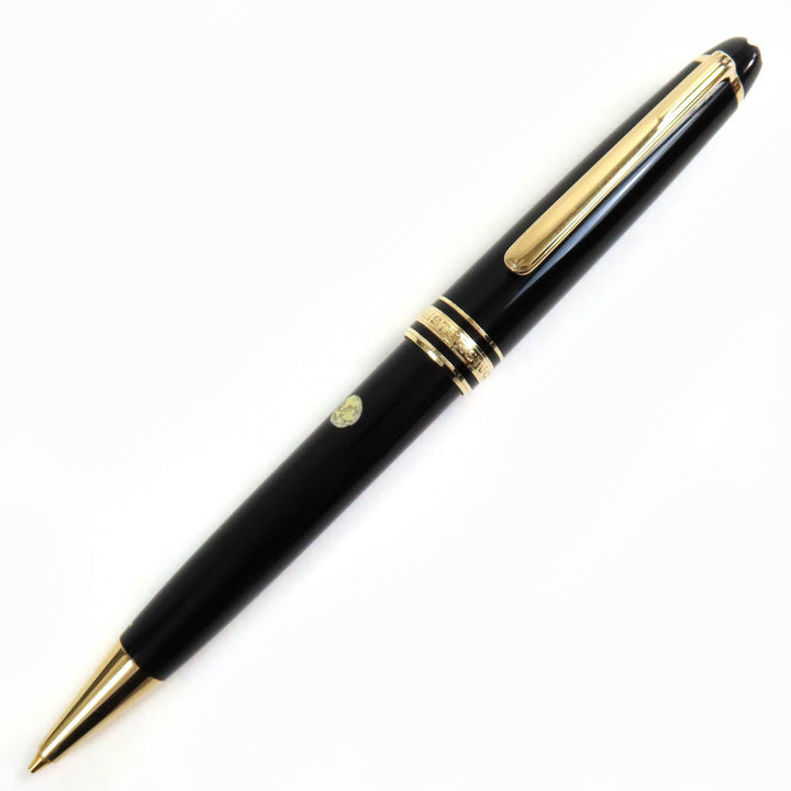 MONTBLANC mechanical pencil Meisterstück Classic white star Black gold mens