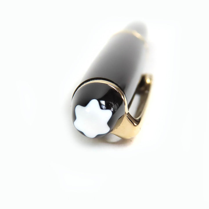 MONTBLANC mechanical pencil Meisterstück Classic white star Black gold mens