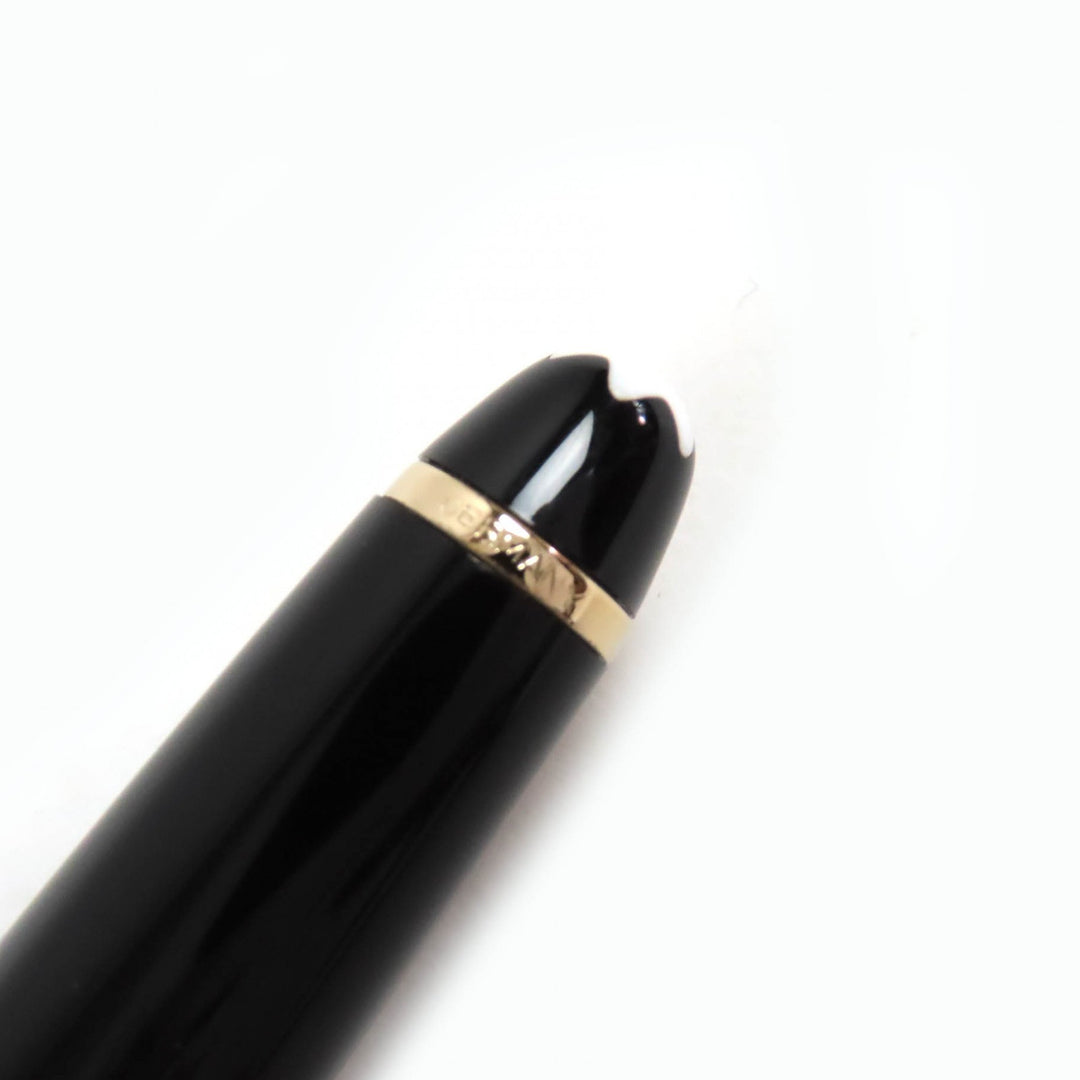 MONTBLANC mechanical pencil Meisterstück Classic white star Black gold mens