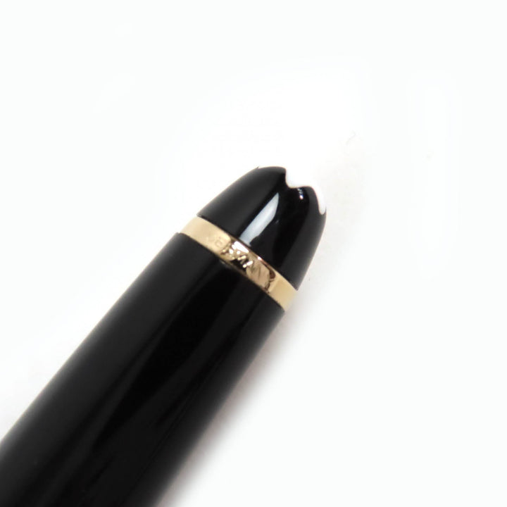 MONTBLANC mechanical pencil Meisterstück Classic white star Black gold mens