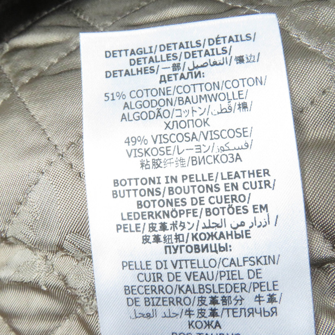 Excellent GUCCI coat Rave Like You Are Five Walnut Button multicolor Women 36 633365