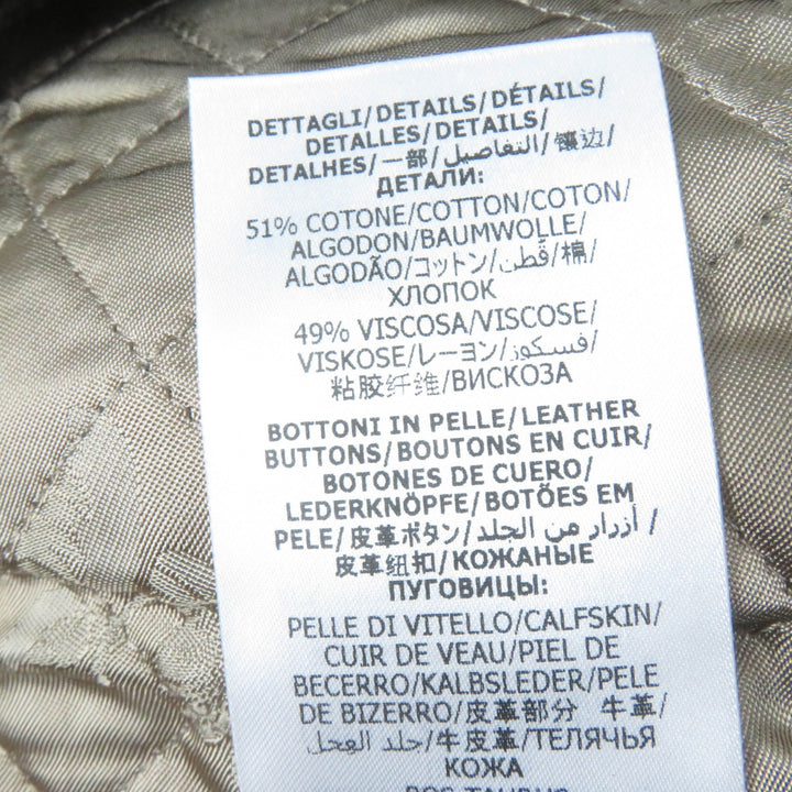 Excellent GUCCI coat Rave Like You Are Five Walnut Button multicolor Women 36