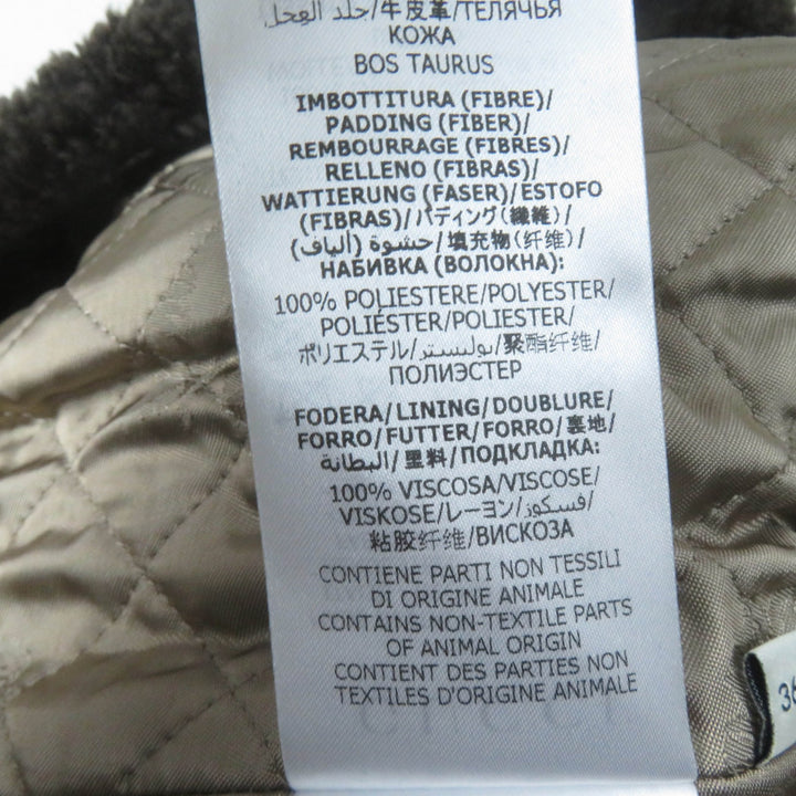 Excellent GUCCI coat Rave Like You Are Five Walnut Button multicolor Women 36 633365