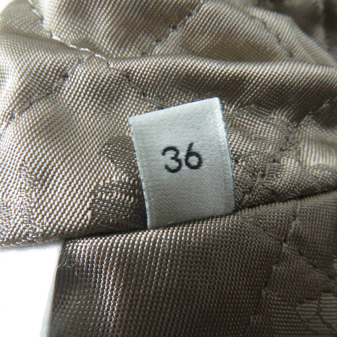 Excellent GUCCI coat Rave Like You Are Five Walnut Button multicolor Women 36