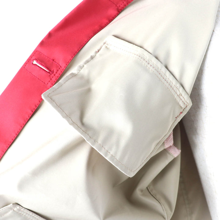 Great Loro Piana Jacket Blouson with logo button and pocket Red Women 44