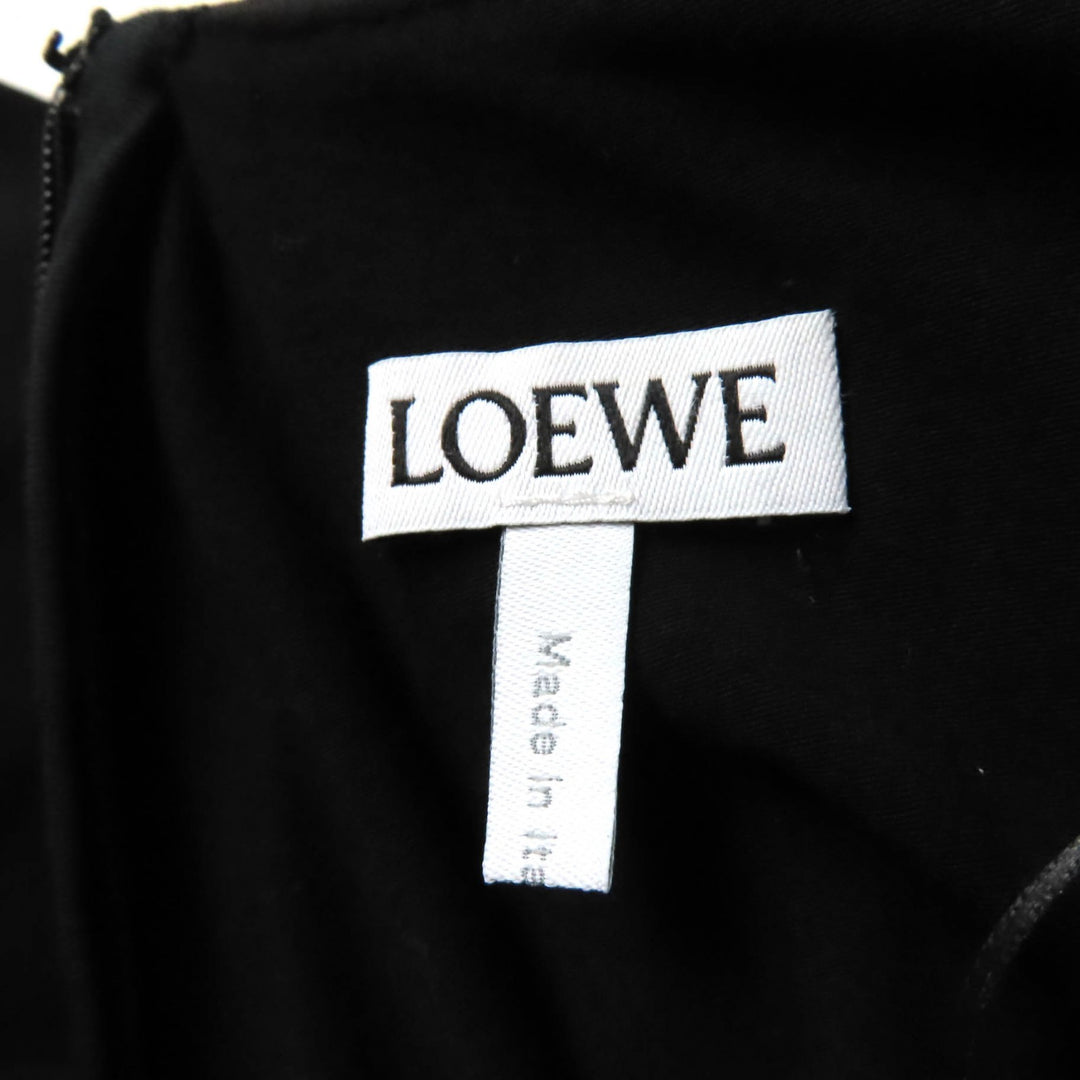 Pristine LOEWE skirt Knee-length Peplum black Viscose Women 34 S540Y08X56