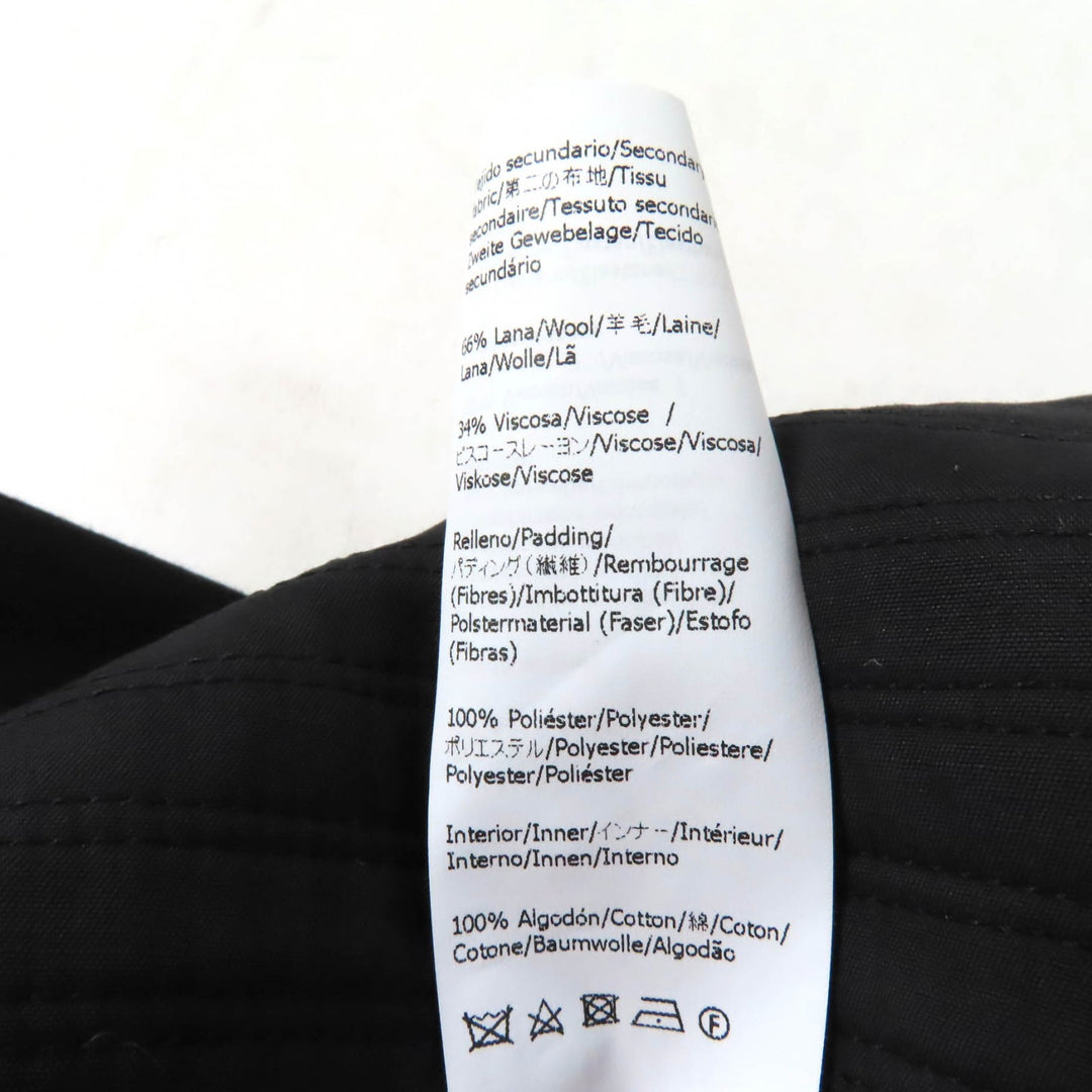 Pristine LOEWE skirt Knee-length Peplum black Viscose Women 34 S540Y08X56