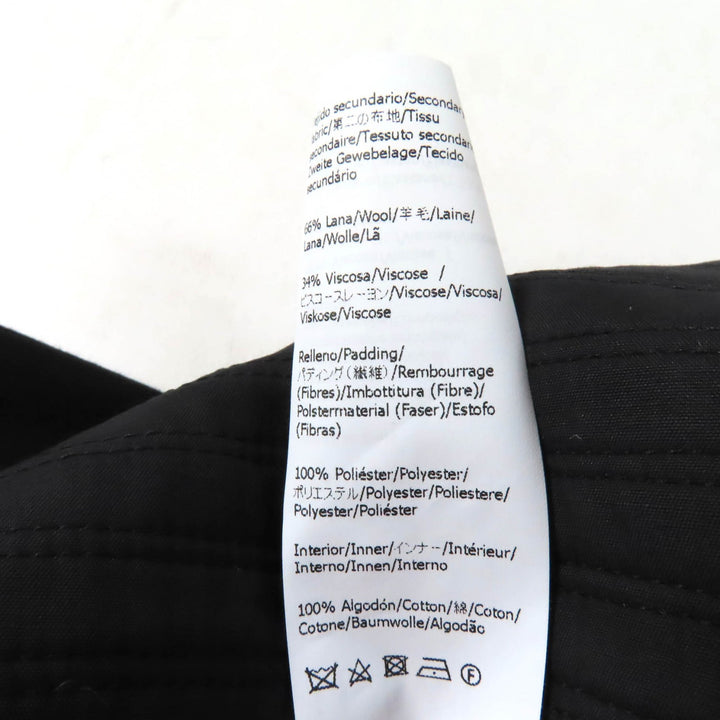 Pristine LOEWE skirt Knee-length Peplum black Viscose Women 34 S540Y08X56