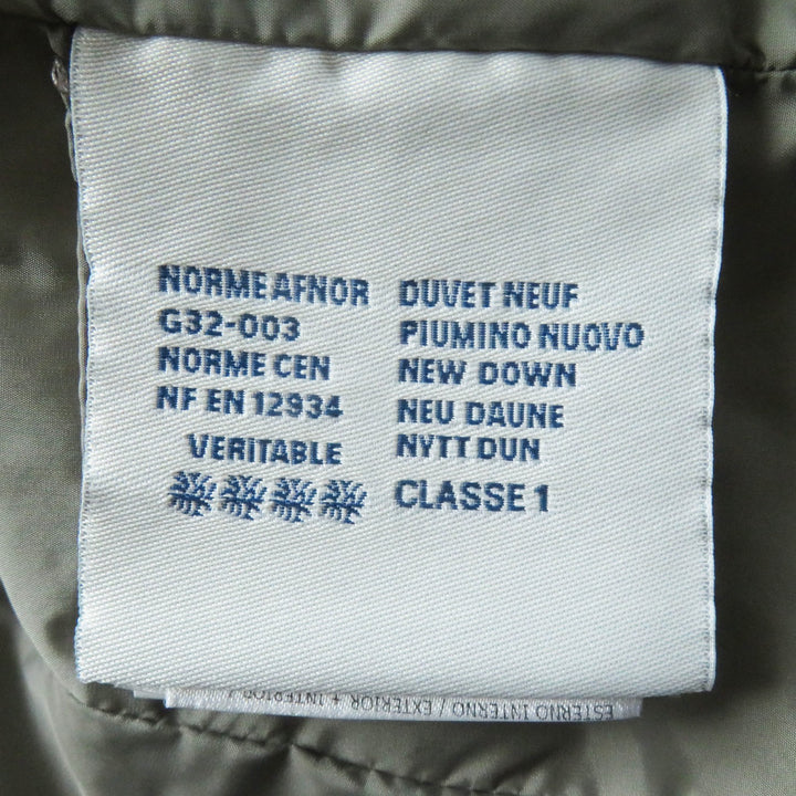 Great MONCLER down coat FLAMMETTE Patch and hooded long beige Nylon Women 00
