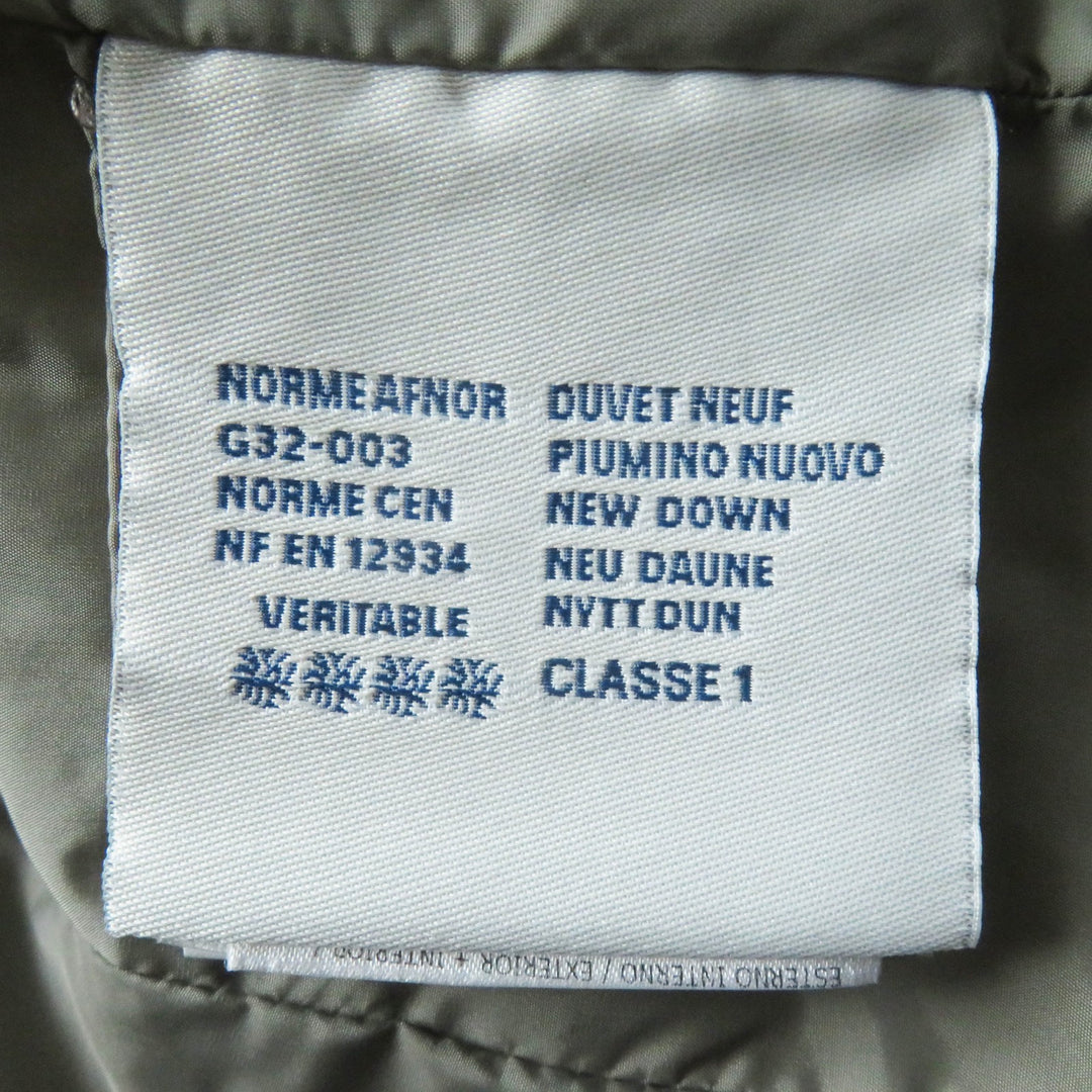 Great MONCLER down coat FLAMMETTE Patch and hooded long beige Nylon Women 00
