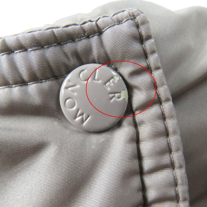 Great MONCLER down coat FLAMMETTE Patch and hooded long beige Nylon Women 00