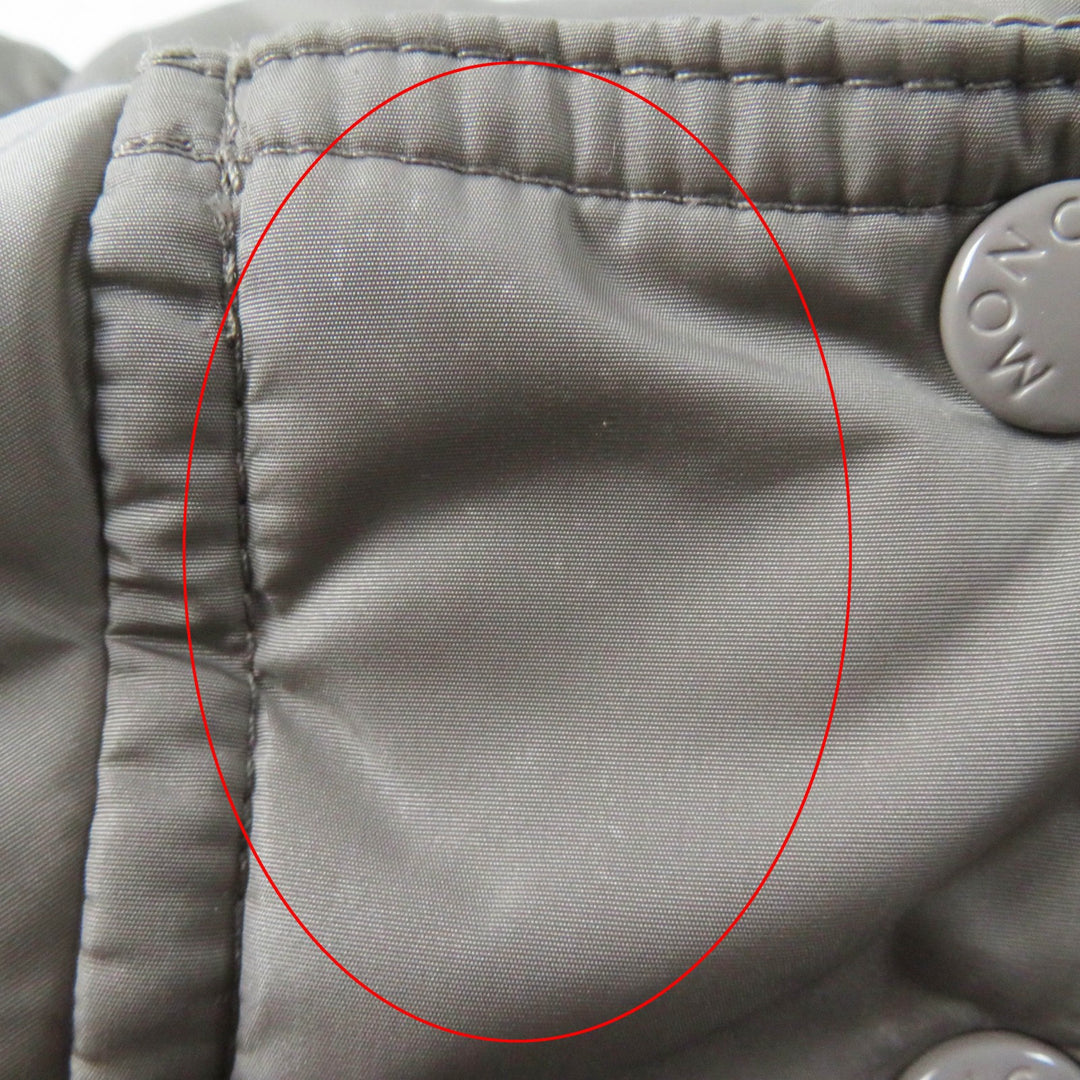Great MONCLER down coat FLAMMETTE Patch and hooded long beige Nylon Women 00