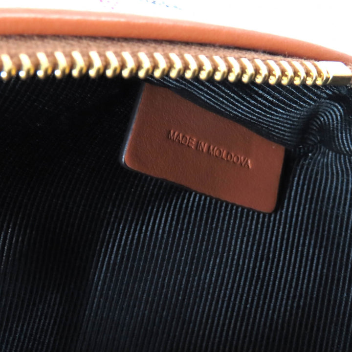Great BURBERRY Accessory pouch Nova check pattern with leather logo patch 8067159
