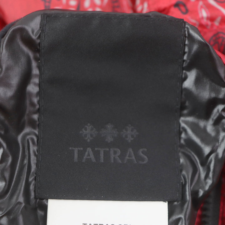 Pristine TATRAS Down vest AGATONE double zip-up Red black Nylon mens 2 MTAT20A4729-D