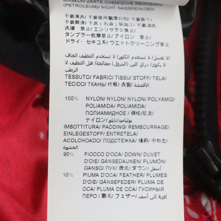 Pristine TATRAS Down vest AGATONE double zip-up Red black Nylon mens 2 MTAT20A4729-D
