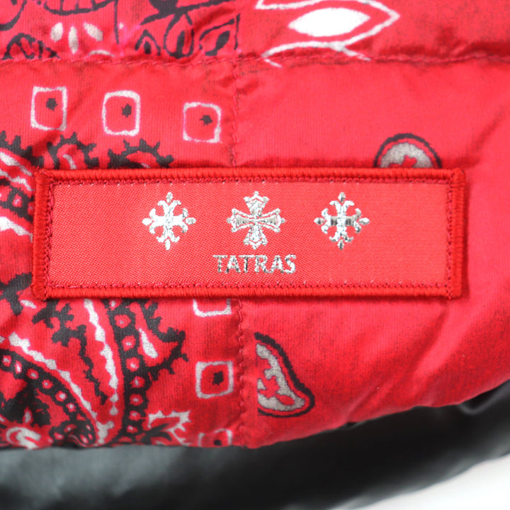 Pristine TATRAS Down vest AGATONE double zip-up Red black Nylon mens 2 MTAT20A4729-D