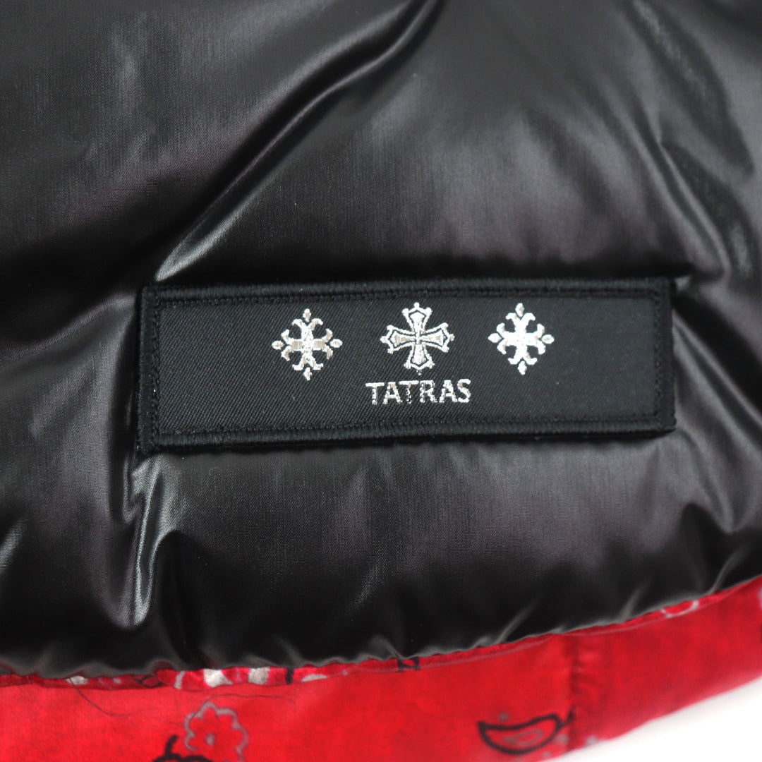 Pristine TATRAS Down vest AGATONE double zip-up Red black Nylon mens 2 MTAT20A4729-D