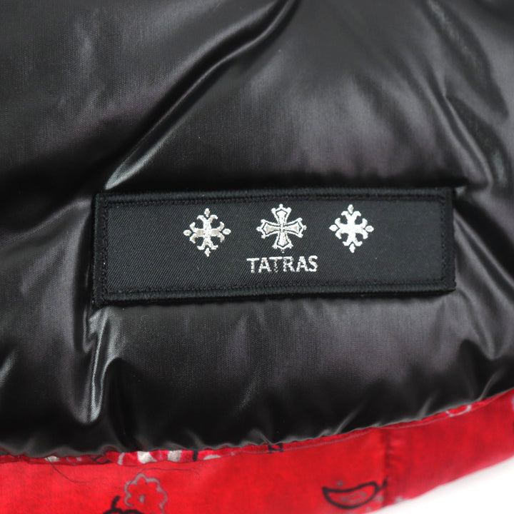 Pristine TATRAS Down vest AGATONE double zip-up Red black Nylon mens 2 MTAT20A4729-D