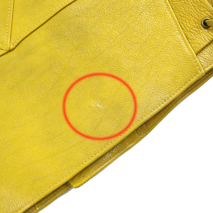 Excellent PRADA Riders jacket Calfskin Triangle Logo Charm Padded Double mens 48 UPW416