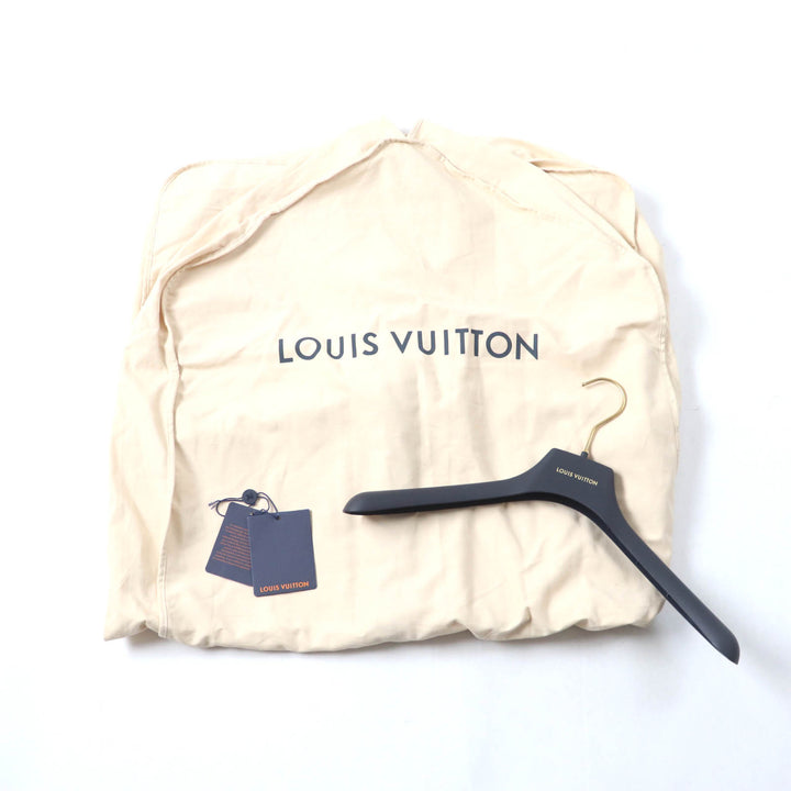 LOUIS VUITTON coat Reversible Giant Monogram LV Logo Leather Hoodie Red 38