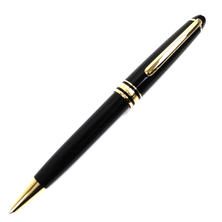 MONTBLANC Ballpoint pen Meisterstück Classic White Star Twist Type Black gold