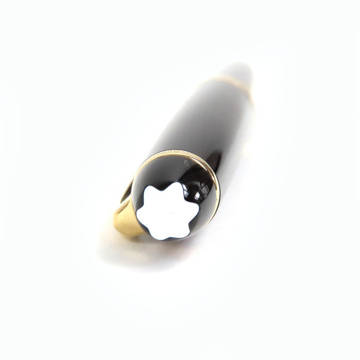 MONTBLANC Ballpoint pen Meisterstück Classic White Star Twist Type Black gold