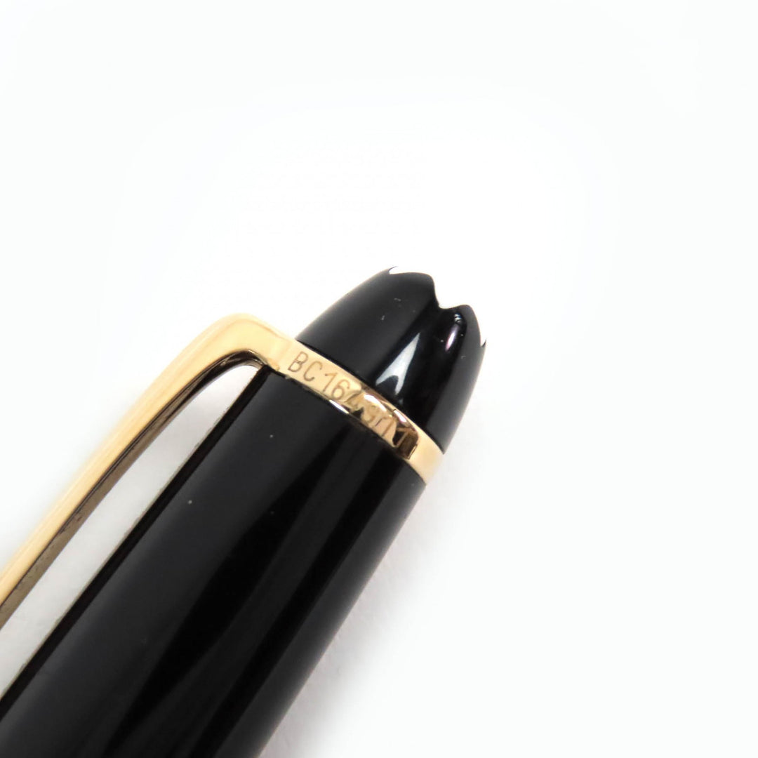 MONTBLANC Ballpoint pen Meisterstück Classic White Star Twist Type Black gold