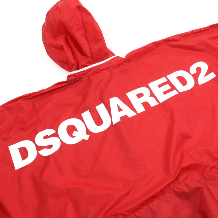 Excellent DSQUARED2 Nylon jacket windbreaker Red blue white Nylon mens 38