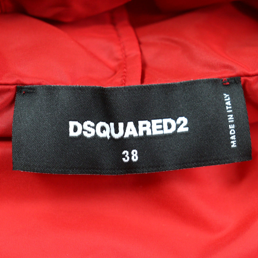 Excellent DSQUARED2 Nylon jacket windbreaker Red blue white Nylon mens 38