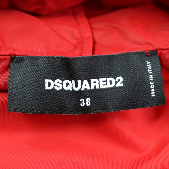 Excellent DSQUARED2 Nylon jacket windbreaker Red blue white Nylon mens 38