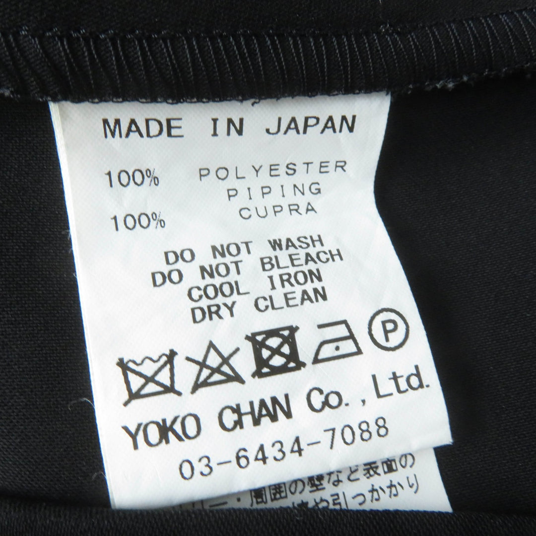 Great YOKO CHAN blouse Sleeveless with fake pearls black Women 38 YCB-219-127