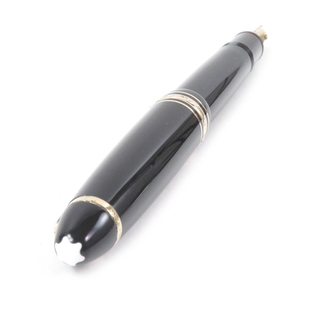 Great MONTBLANC fountain pen 146 Meisterstck Cap Type Black gold 14K mens