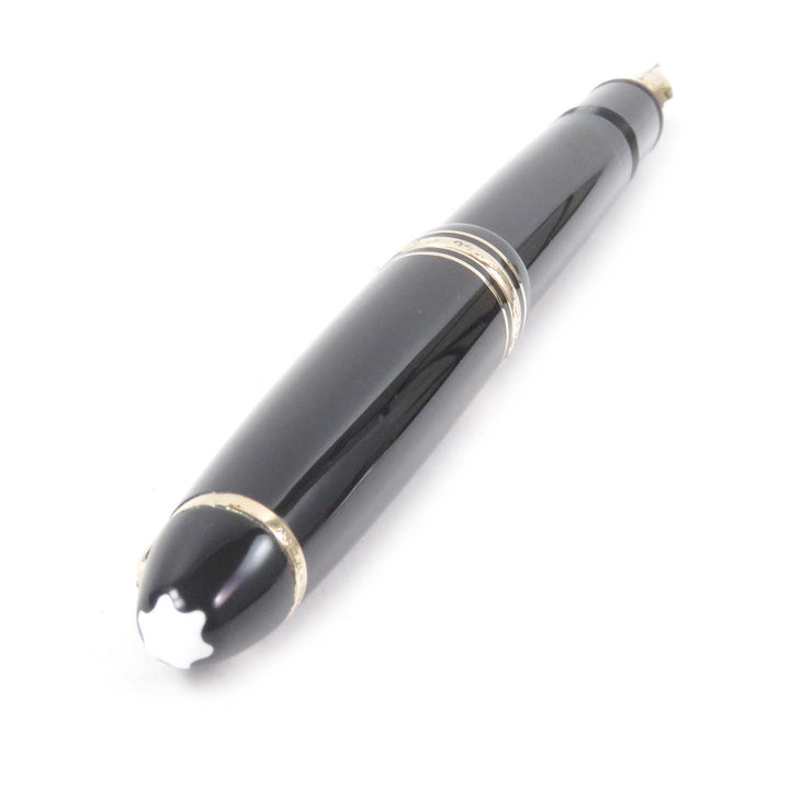Great MONTBLANC fountain pen 146 Meisterstck Cap Type Black gold 14K mens