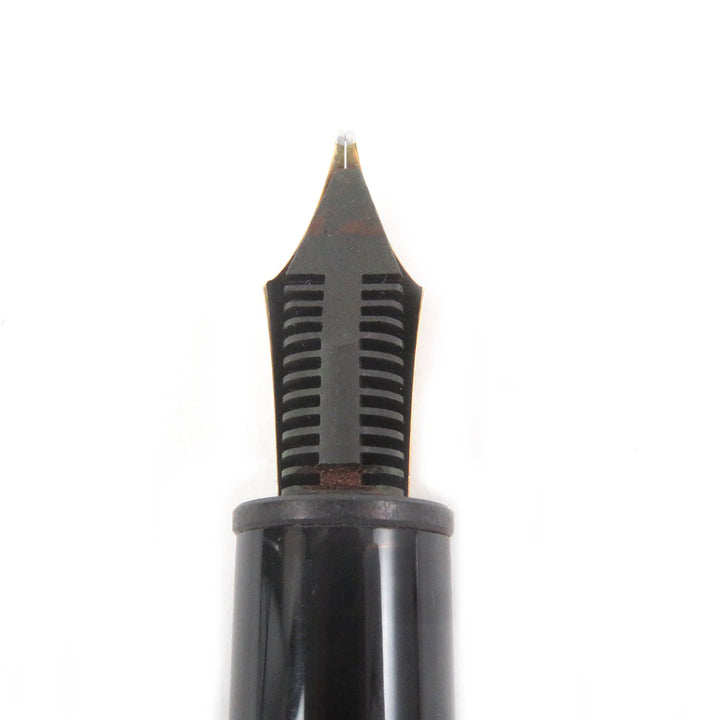 Great MONTBLANC fountain pen 146 Meisterstck Cap Type Black gold 14K mens