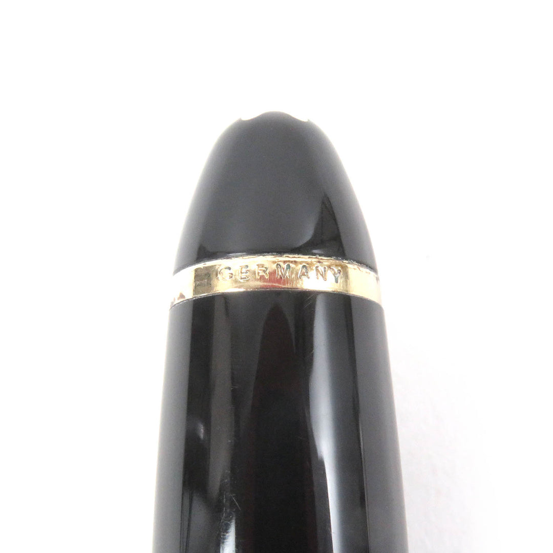 Great MONTBLANC fountain pen 146 Meisterstck Cap Type Black gold 14K mens