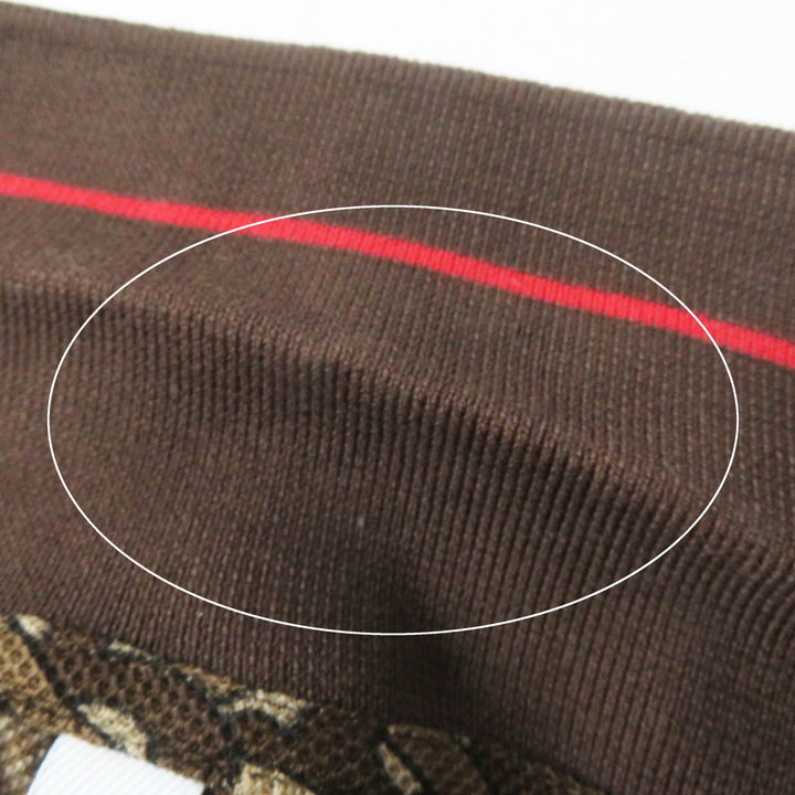 Great BURBERRY Short sleeve polo shirt TB monogram Brown cotton Women XXS