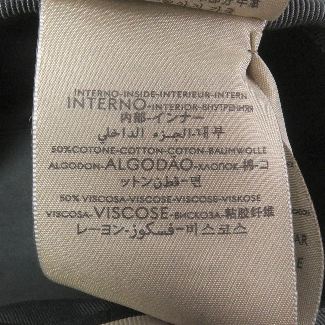 Excellent GUCCI hat Off The Grid GG logo bucket gray Nylon mens 627115