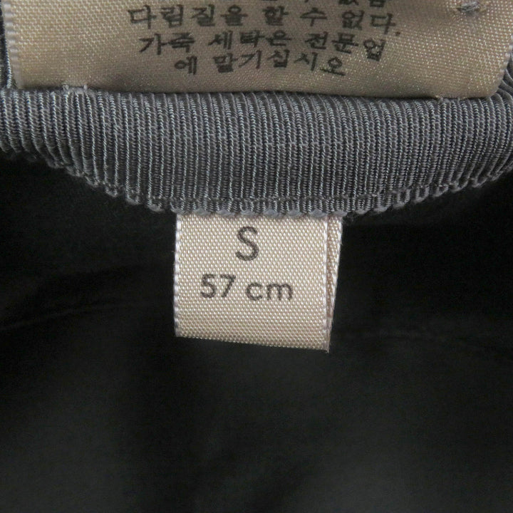 Excellent GUCCI hat Off The Grid GG logo bucket gray Nylon mens 627115