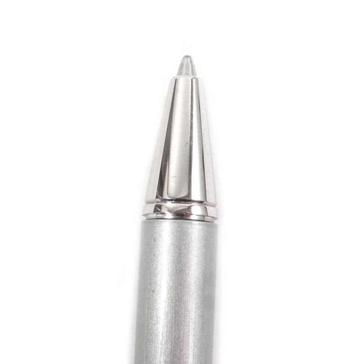 Great Cartier Ballpoint pen Santos de Cartier Twist Type Silver mens