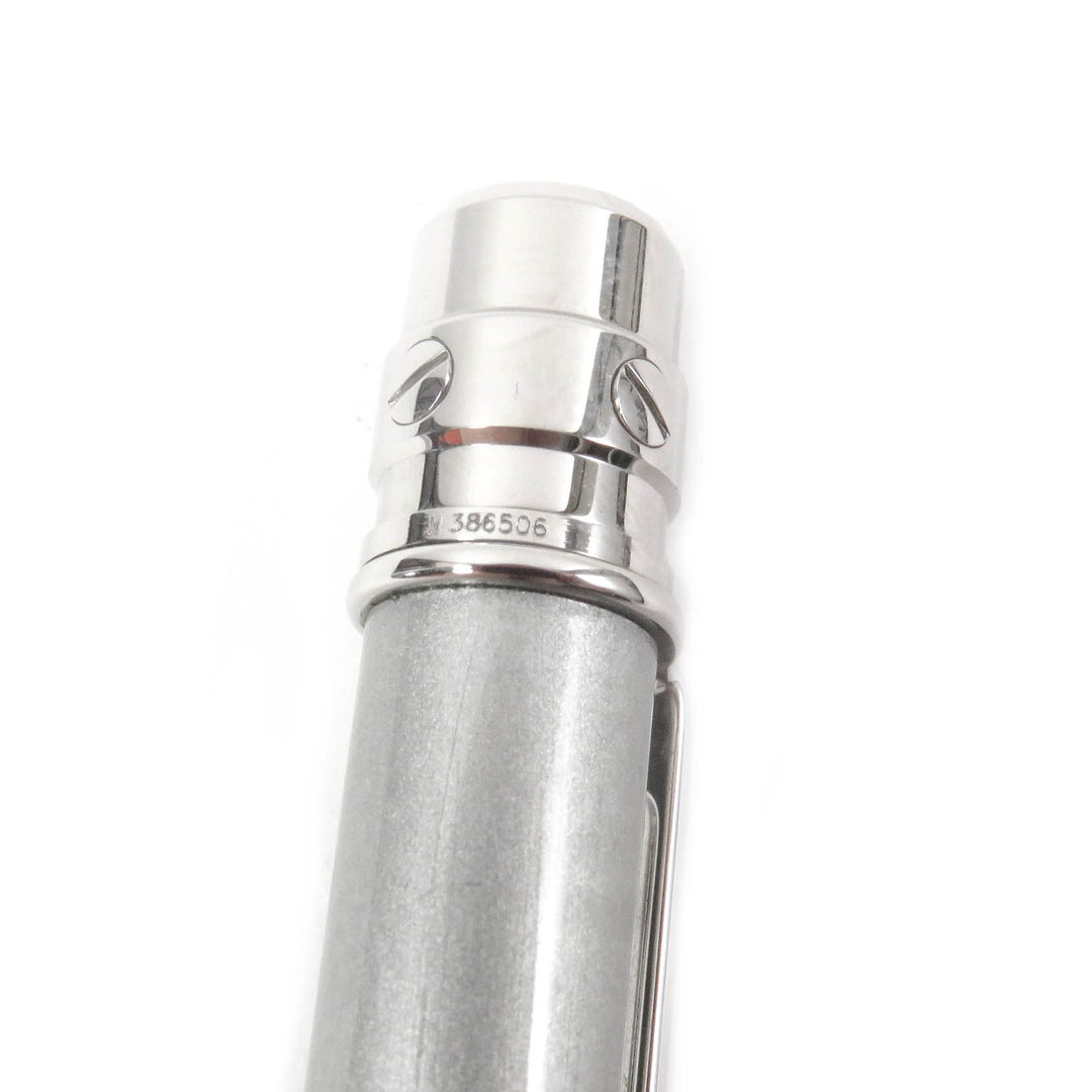 Great Cartier Ballpoint pen Santos de Cartier Twist Type Silver mens